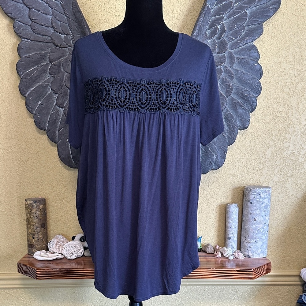 George Navy Blue Top